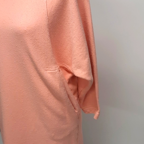 Holding Horses by Anthropologie Peach Sweatshirt Dolman Dress, Size XSP - Picture 3 of 6